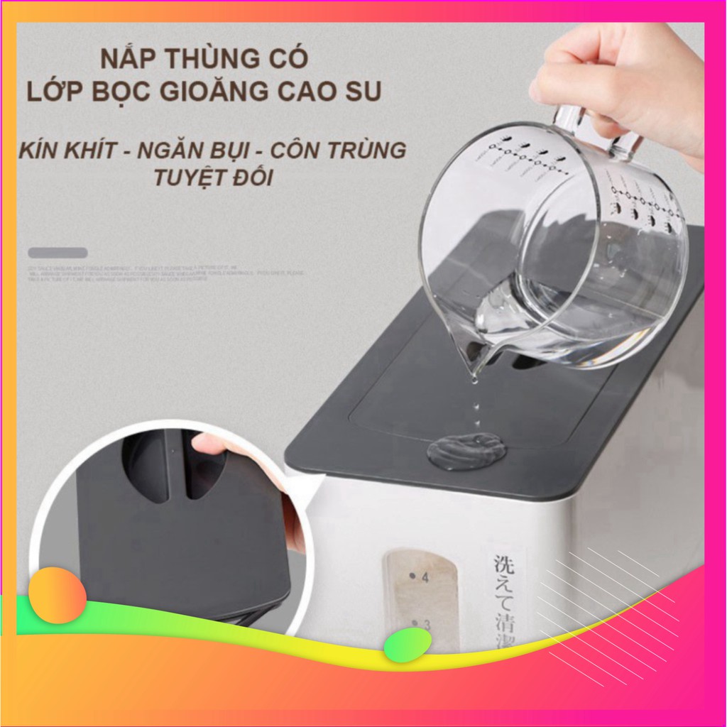 //HOT+ FREESHIP Thùng gạo thông minh xuất Nhật, Dung tích 12 kg, chế độ lấy gạo thông minh GIÁ TỐT CHỈ CÓ Ở TIỆN ÍCH SHO