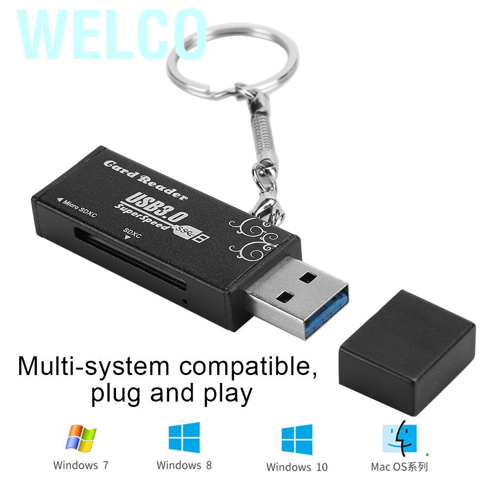 Đầu Đọc Thẻ Nhớ Đa Năng 5gbps Usb 3.0 Cho Sdxc Sdhc Mmc | BigBuy360 - bigbuy360.vn