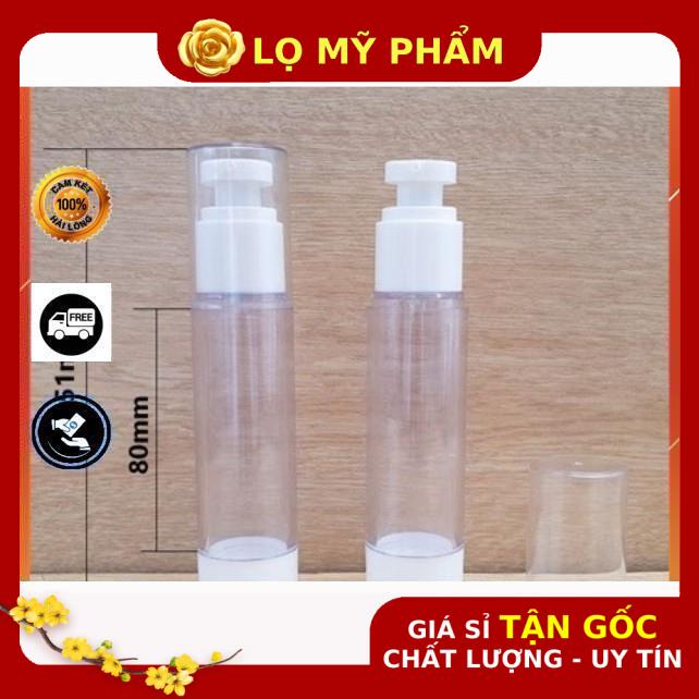 Chai Chiết Mĩ Phẩm ❤ GIÁ TỐT NHẤT ❤ Chai nhựa xịt giọt hút chân không 50ml chiết mỹ phẩm , phụ kiện du lịch