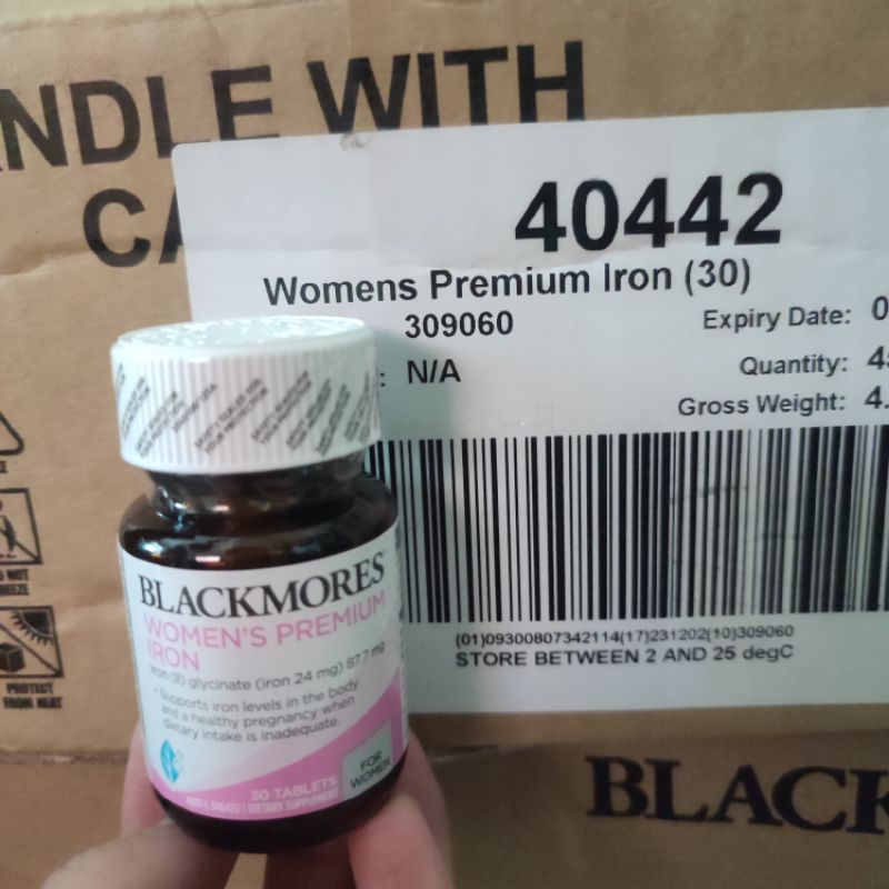 Viên sắt bầu Blackmores Pregnancy Iron 30 viên