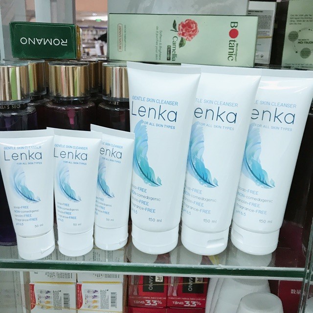 Sữa rửa mặt dịu nhẹ LENKA