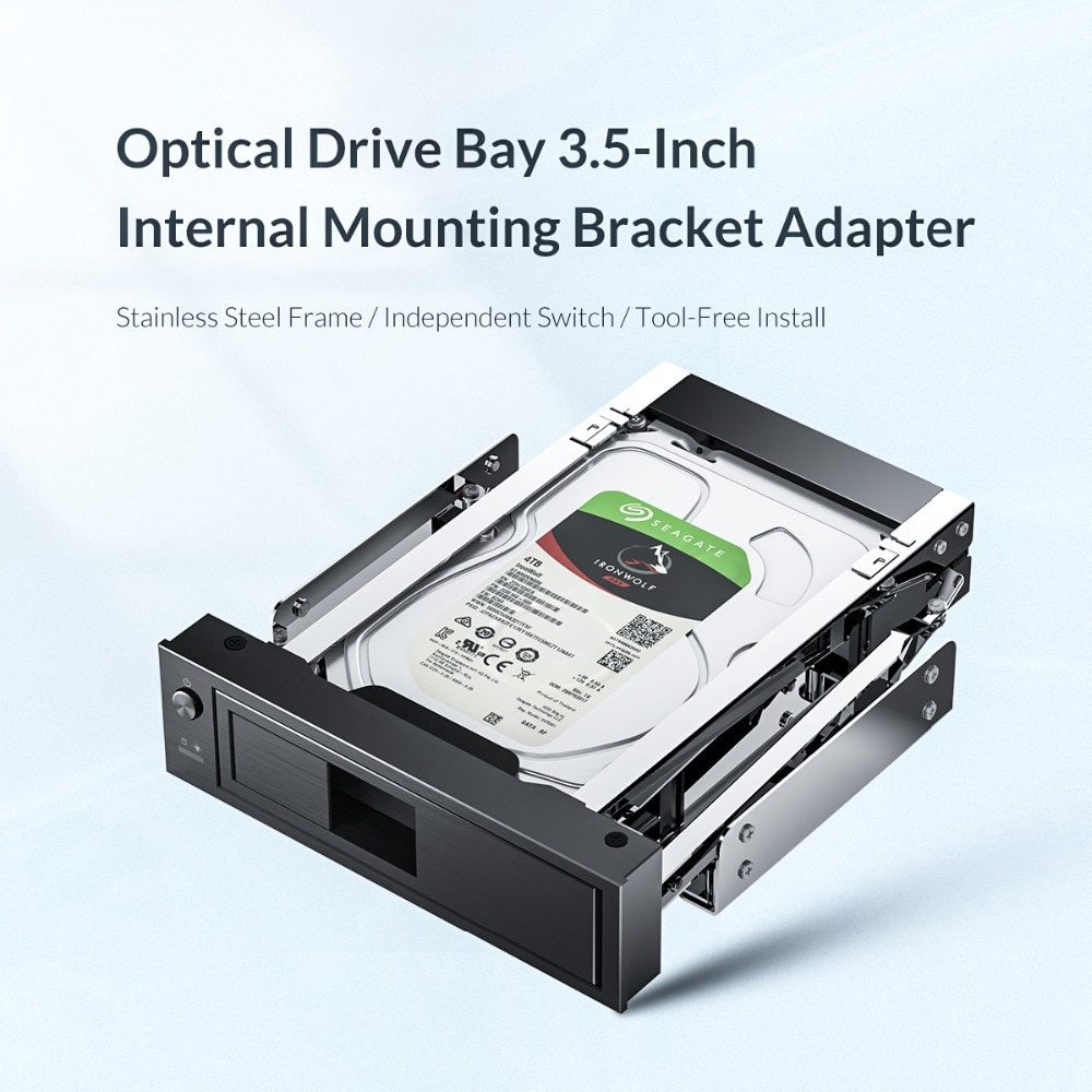 Giá đỡ ổ cứng Orico 3.5 inch di động gắn bên trong CD-ROM hỗ trợ tối đa 6TB cho PC