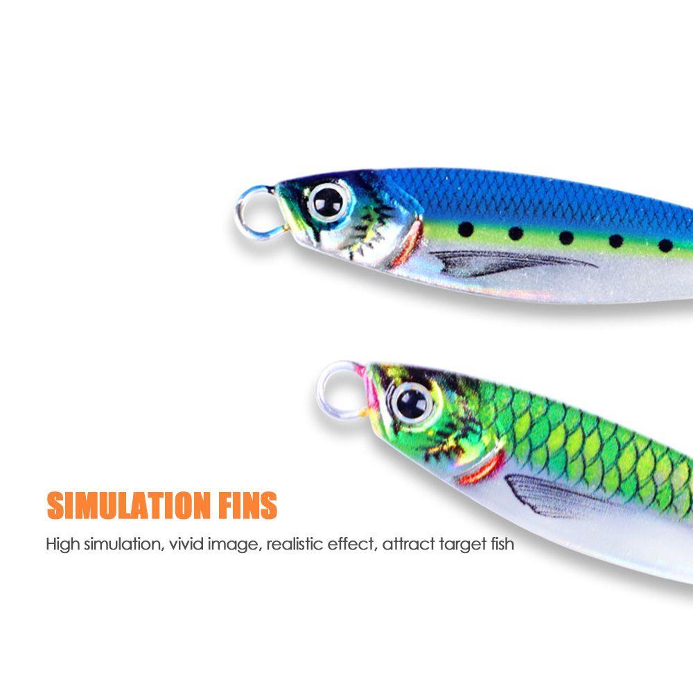 Mồi Câu Cá Giả Bằng Kim Loại Nhiều Màu Sắc