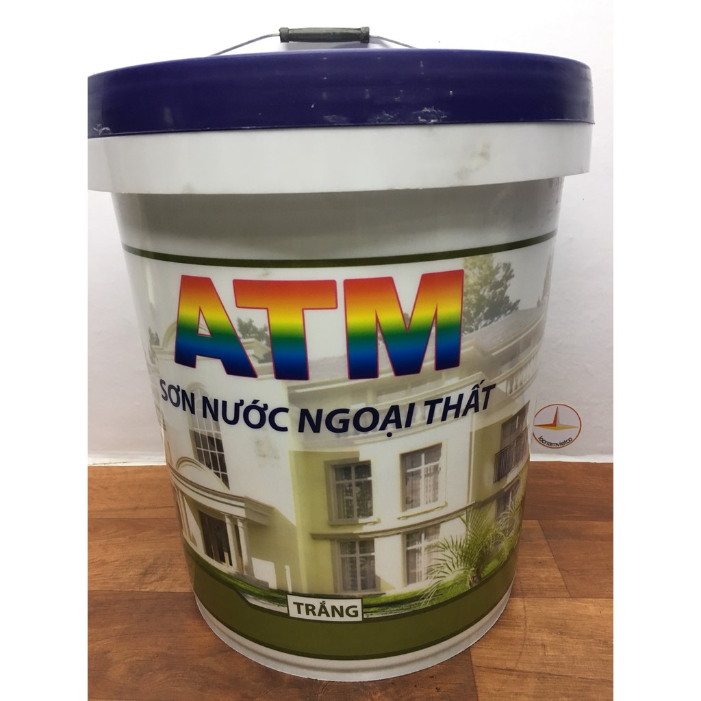 Sơn nước màu trắng Ngoại thất ATM 17,5L