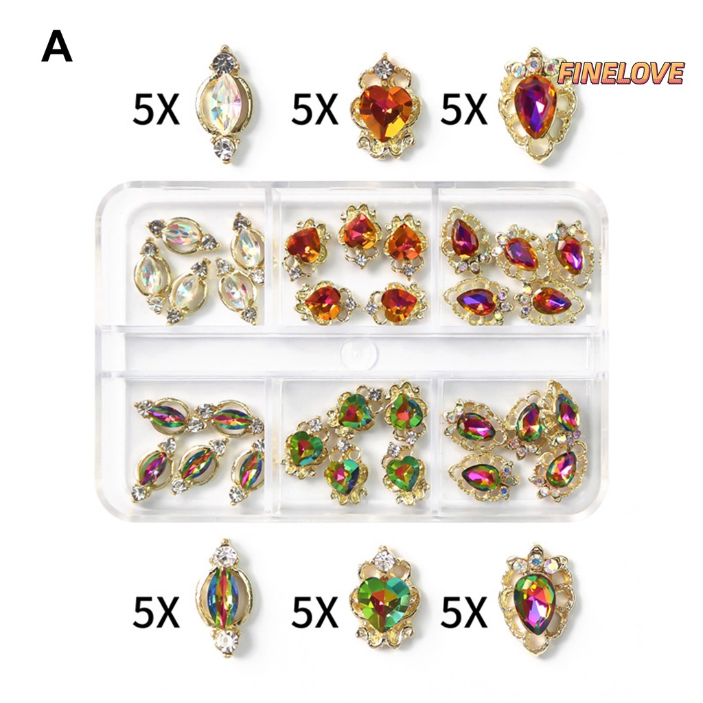 Phụ Kiện Trang Trí Móng Tay Hình Bướm Bằng Hợp Kim Đính Đá Xinh Xắn