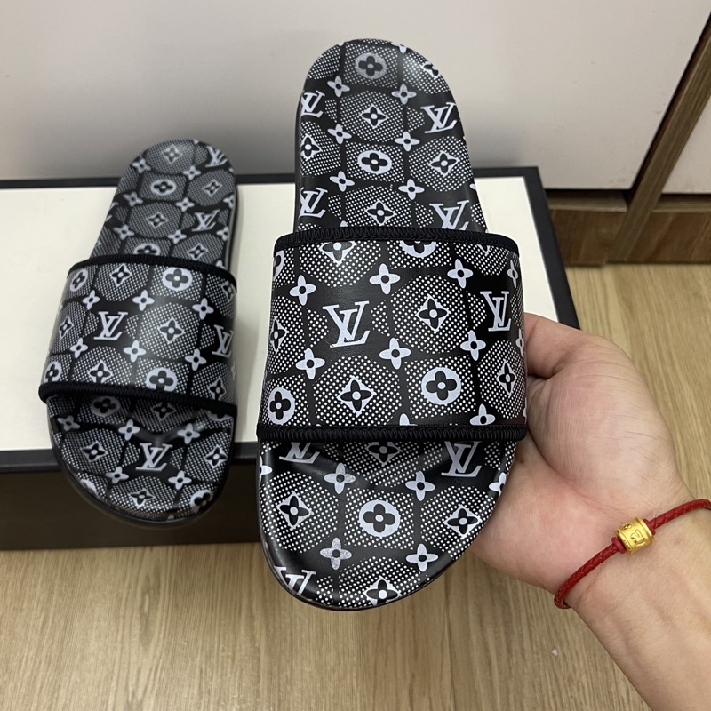 dép da Pu nam in 3Đ mới nhất đẹp nhất kèm video thật