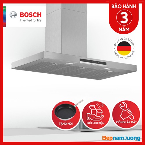 Máy Hút Mùi Bosch DWB97IM50 Hút Mùi Treo Tường, Điều Khiển Cảm Ứng Hiện Đại