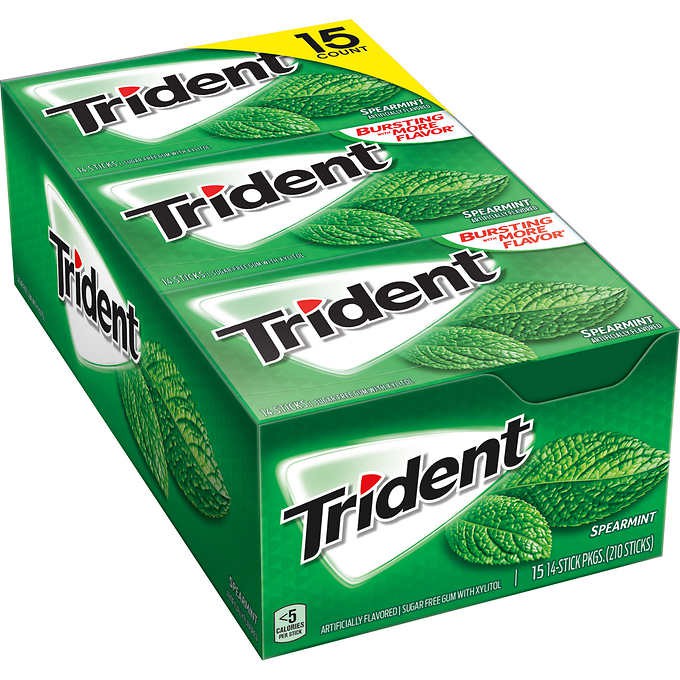 Lốc 12 thanh Kẹo gum Trident