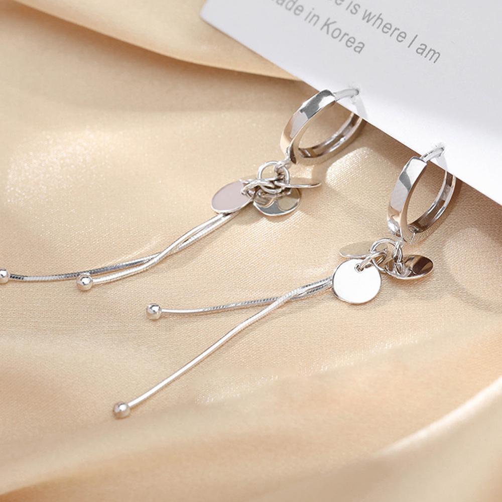 Bông Tai Hình Tròn Thiết Kế Mới Cao Cấp Thời Trang Dành Cho Nữ