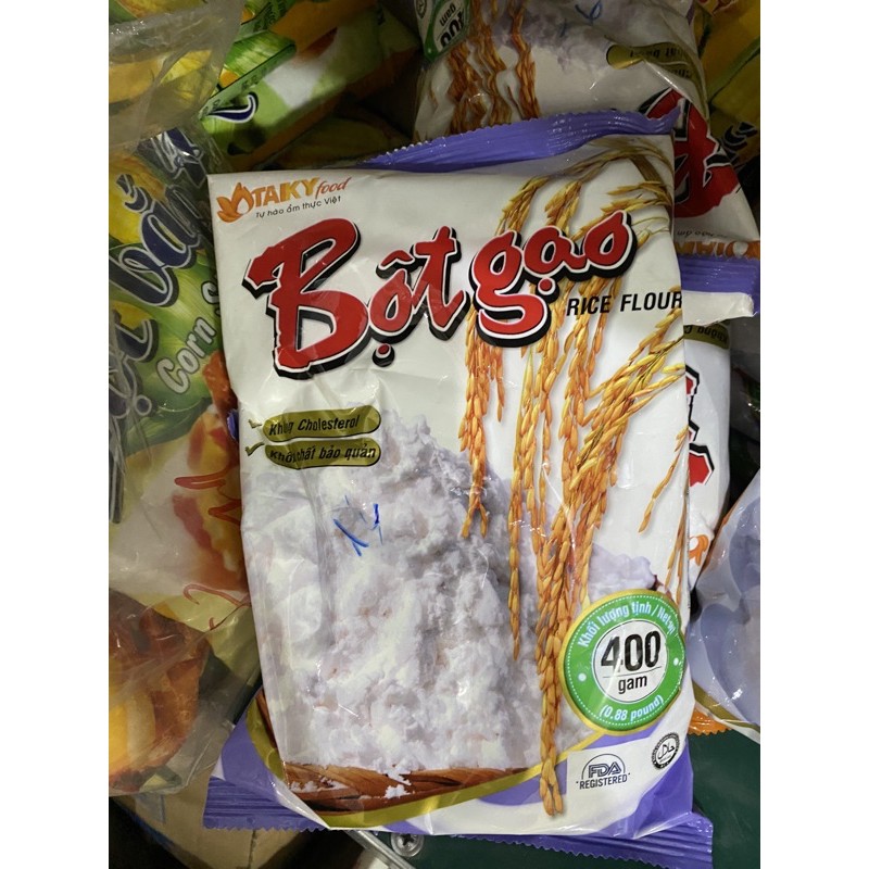 bột gạo- bột nếp- bột năng tài ký 400gr