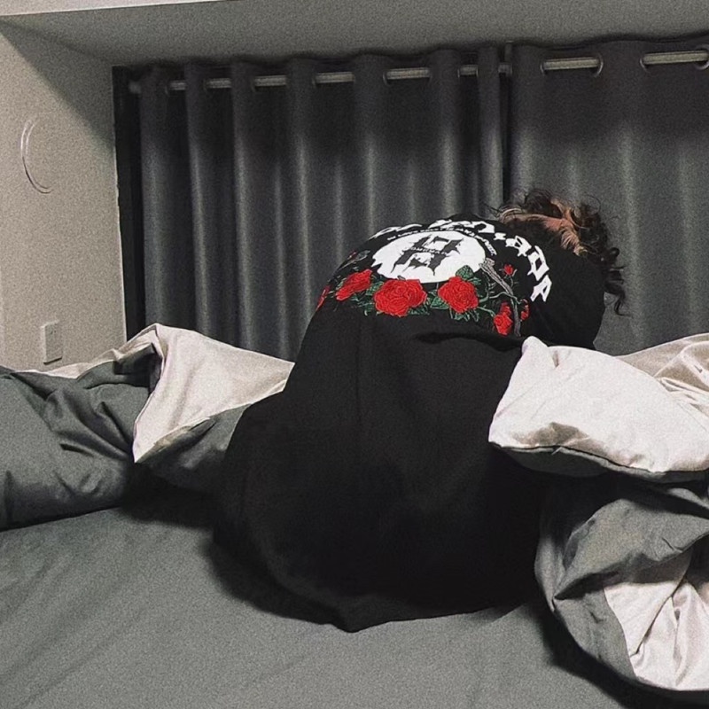 SUXI Áo Thun Tay Ngắn Cổ Tròn Dáng Rộng In Họa Tiết Phong Cách Hàn Quốc Cho Nữ