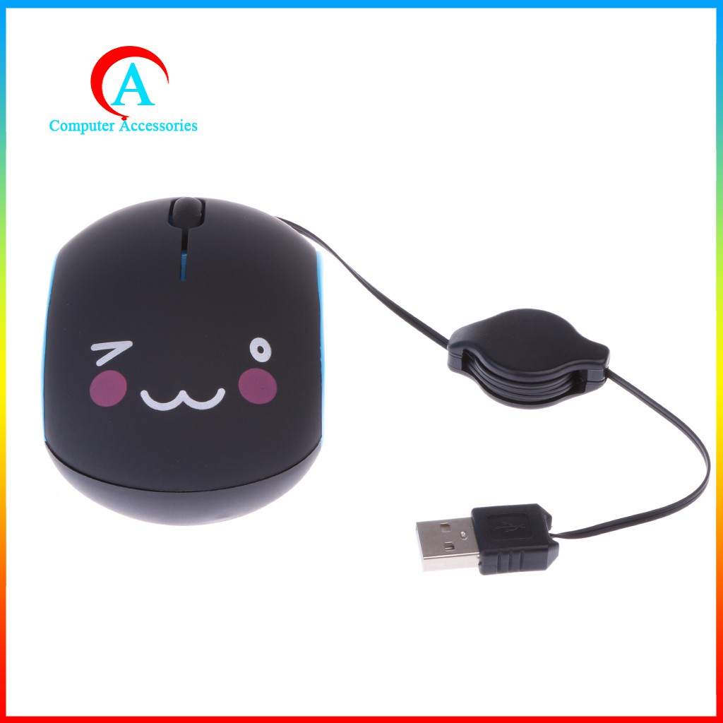 Chuột quang có dây rút cho PC/ Notebook