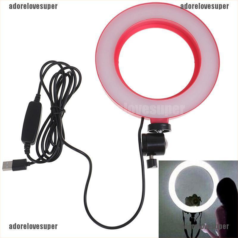 Đèn LED Tròn 6 "Cổng USB Hỗ Trợ Chụp Ảnh Selfie