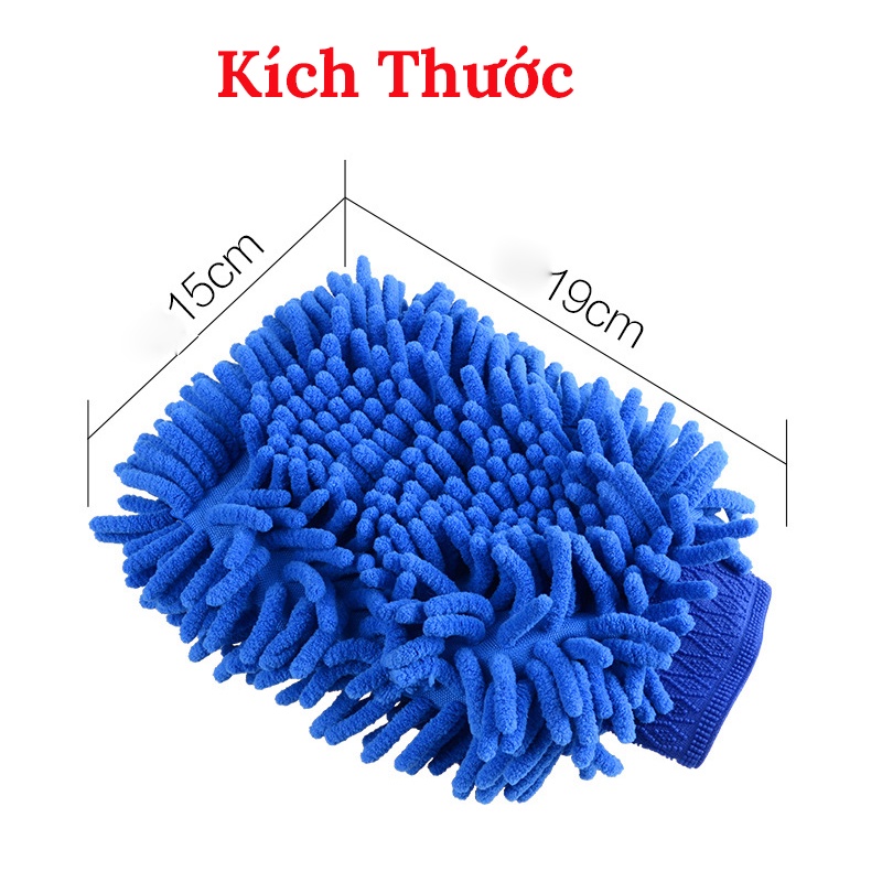 Găng Tay Rửa Xe Ô Tô - Bao Tay Rửa Xe Chuyên Dụng Rửa Xe Ô Tô ,Xe Máy ,Sợi Mịn Bảo Vệ Bề Mặt Chống Chầy Xước