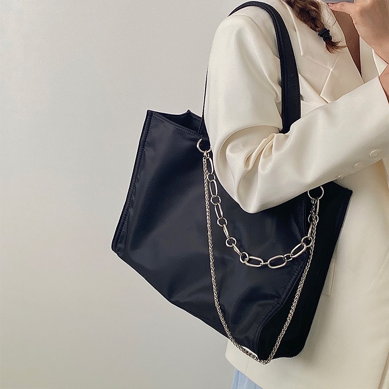 Túi IELGY vải nylon cỡ lớn thiết kế đơn giản thời trang phong cách Hàn Quốc