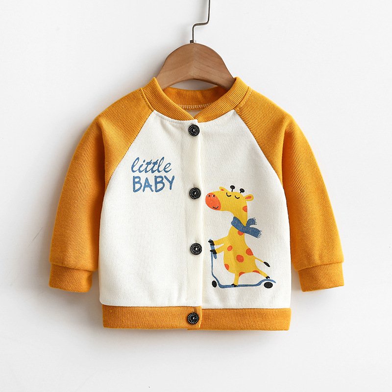 Áo khoác len dệt kim phong cách hàn quốc  hàng quảng châu cho bé trai/ bé gái (6-17kg)
