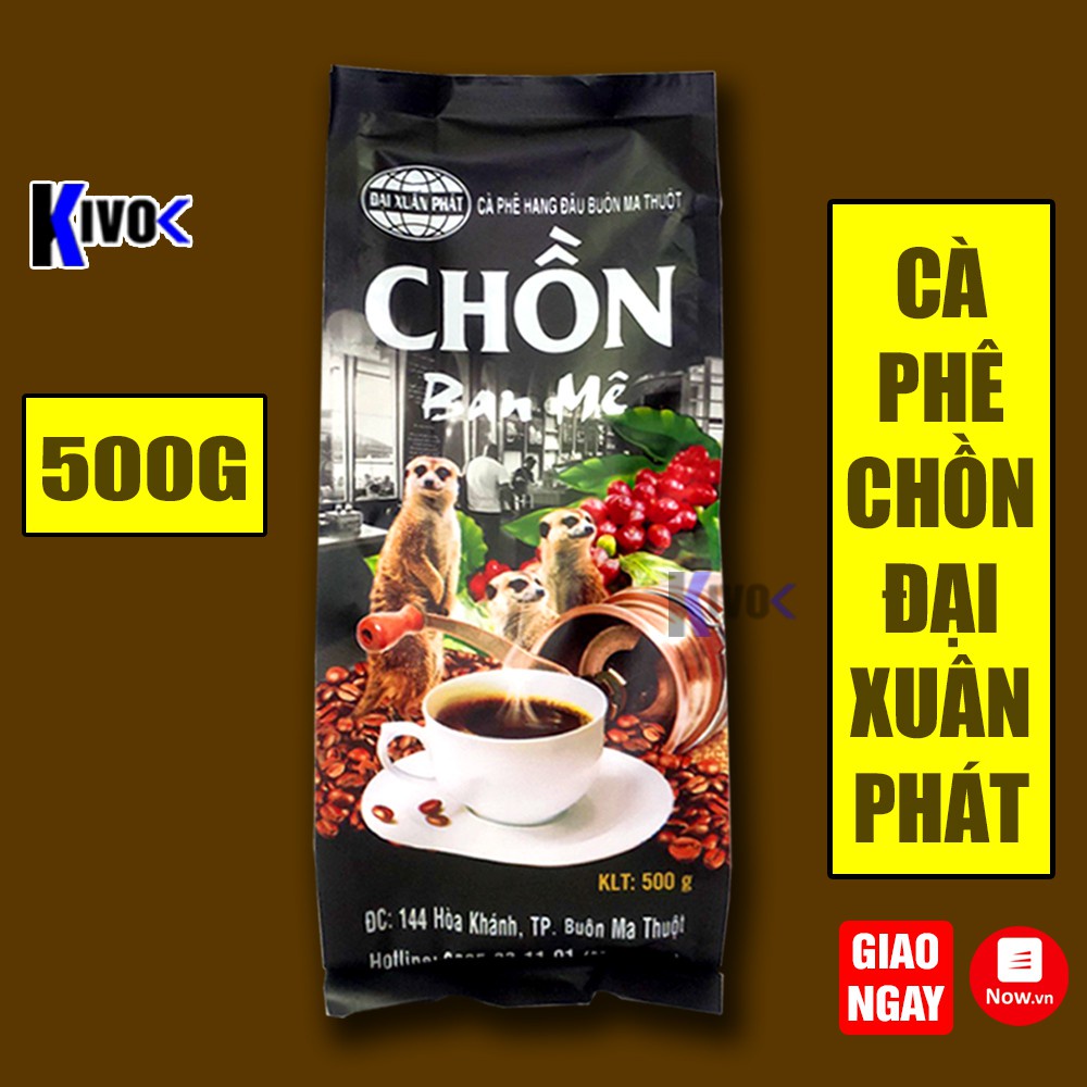 GÓI 500gram, CÀ PHÊ CHỒN BAN MÊ UỐNG LÀ MÊ