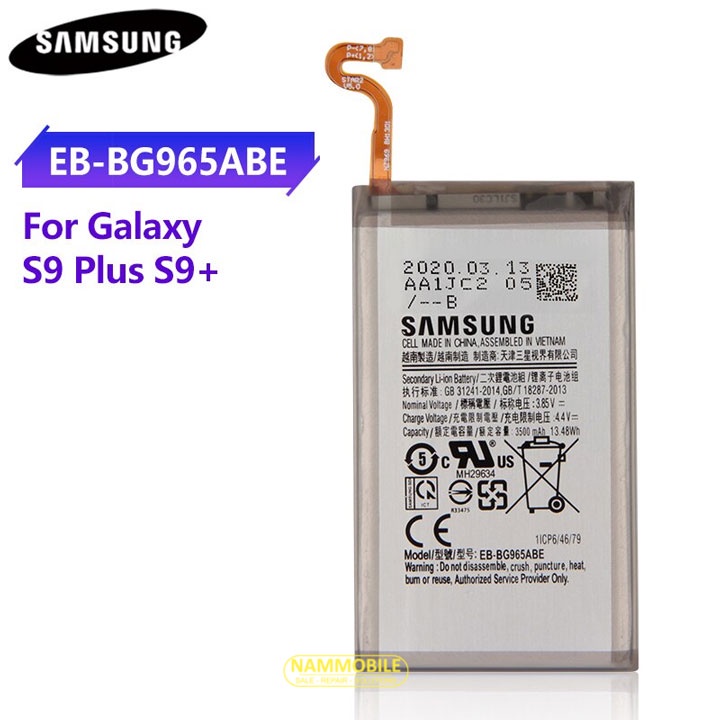 Pin Samsung S9 PLUS SM-G965 G9650 G965F EB-BG965ABE 3500mAhZin + Tặng Keo dán Pin + FreeShip