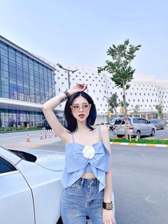 Áo croptop nơ❣️