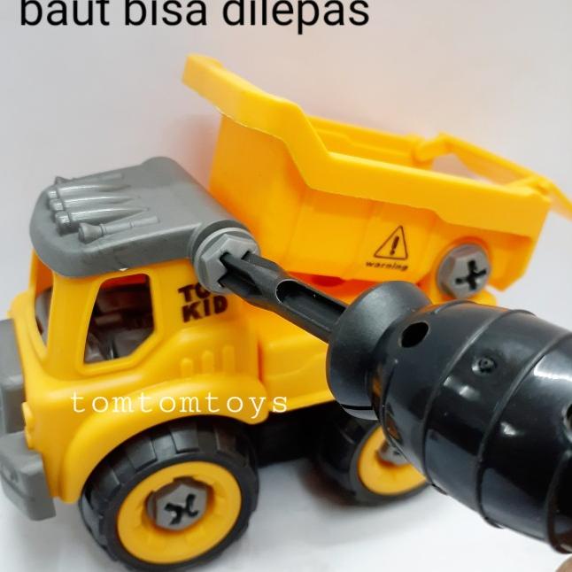 Q➸ Mô Hình Xe Tải Lắp Ráp DIY Màu Xanh Lá Cây