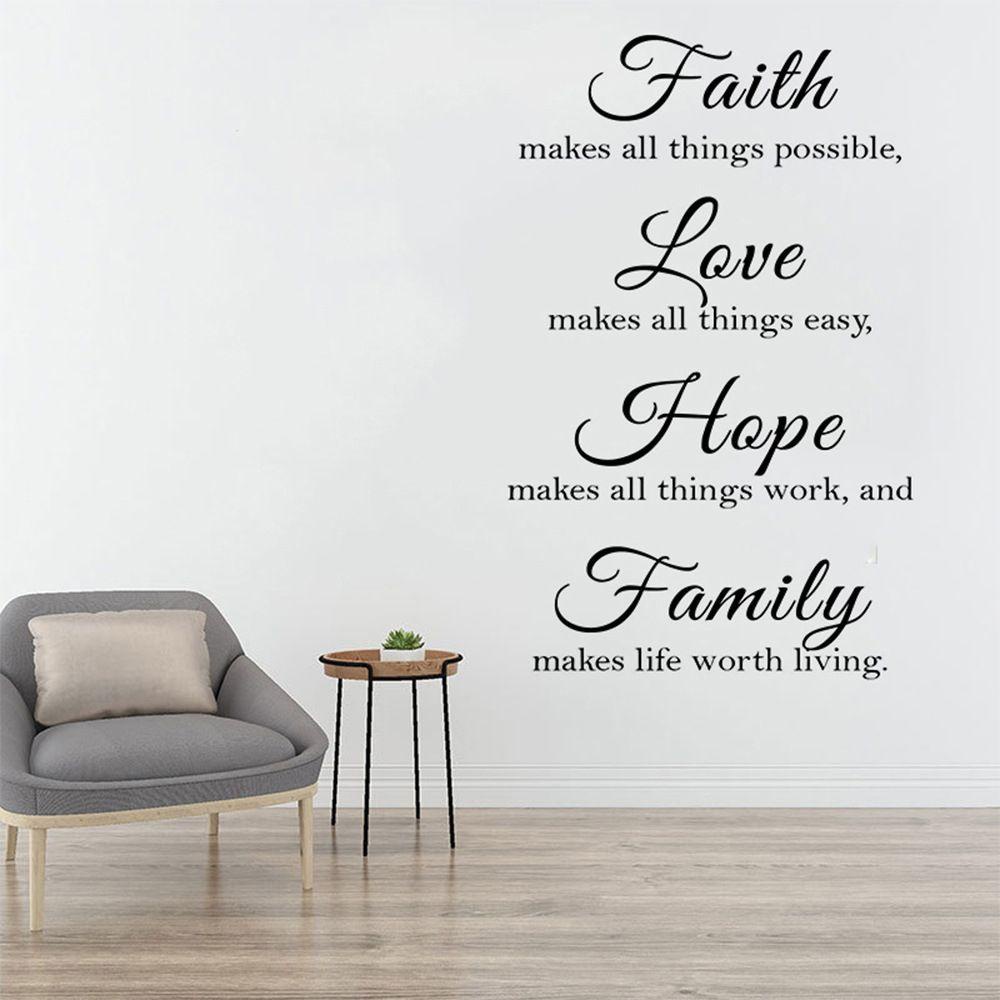 Sticker Dán Tường Họa Tiết Chữ Jesus Và Chúa Jesus Trang Trí Phòng Khách Phòng Ngủ