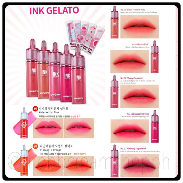 Son Peripera Ink Gelato Lip Tint