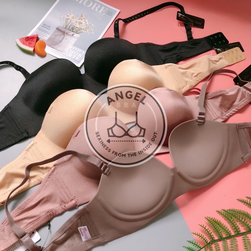 Áo ngực, áo lót su đúc Thái Lan cúp ngang Sisterhood 930, mút vừa, có gọng, Cup B.