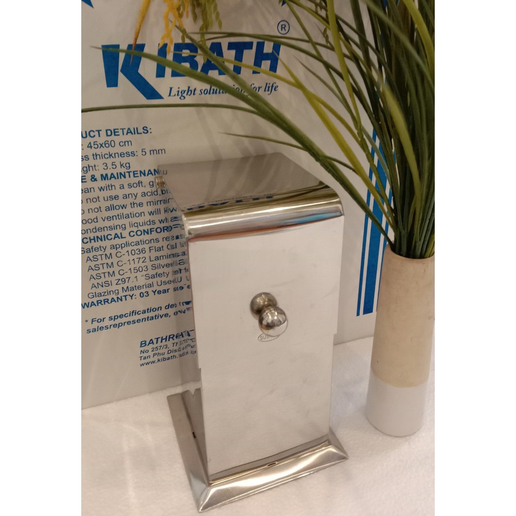 Ống đũa muỗng inox 304 có nắp đậy