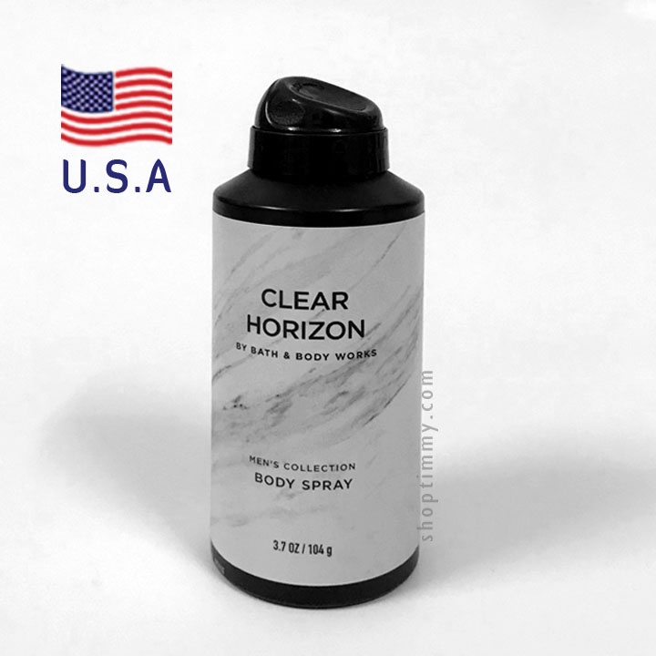 Xịt khử mùi toàn thân Clear Horizon cho nam hương mát mẻ - Bath and Body Works 104g