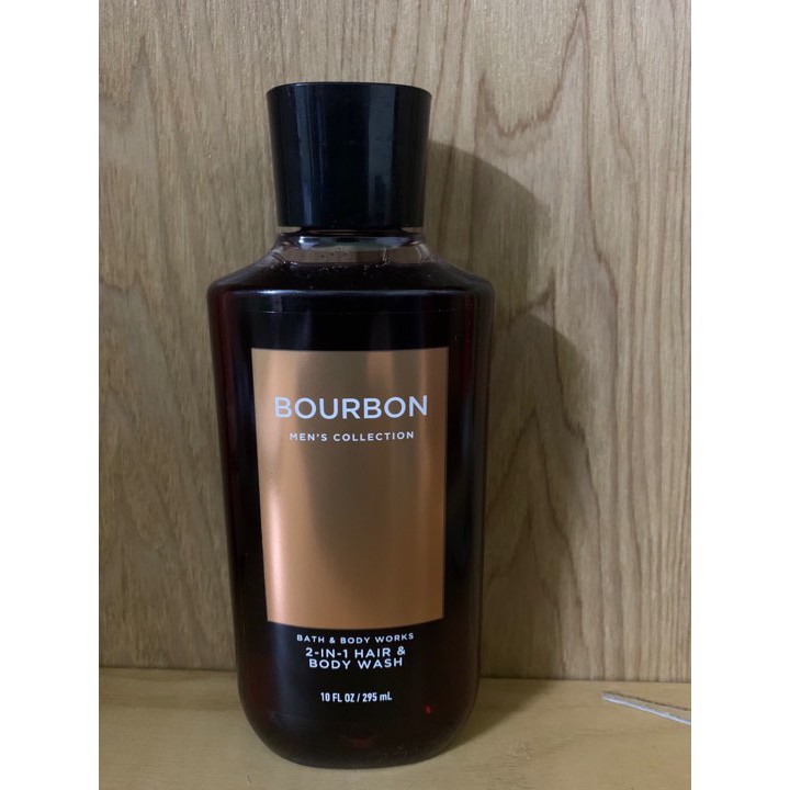 Sữa tắm gội nam Bath & Body Works - Bourbon Men's Collection - 2in1 Hair + Body Wash 295mL