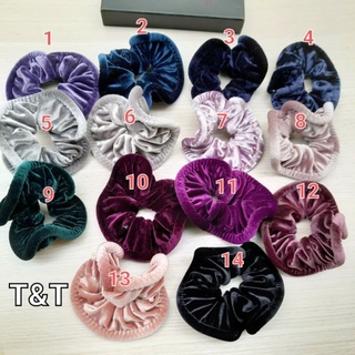 Dây cột tóc nhung màu mã 030