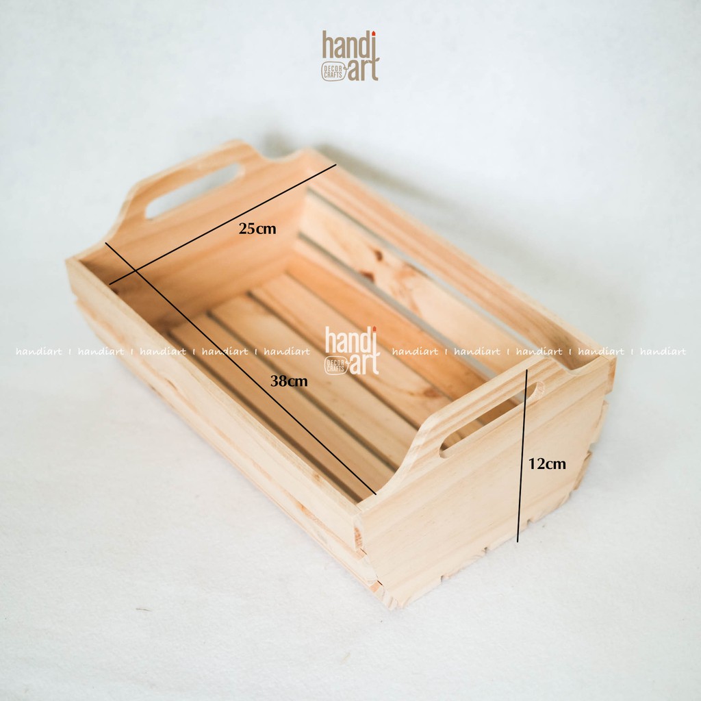 Khay gỗ pallet đựng quà/ Khay gỗ trái cây