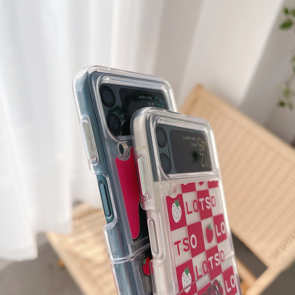 Ốp Điện Thoại Chống Sốc Họa Tiết Hoạt Hình Cho Samsung Z Flip 3 5G zflip3