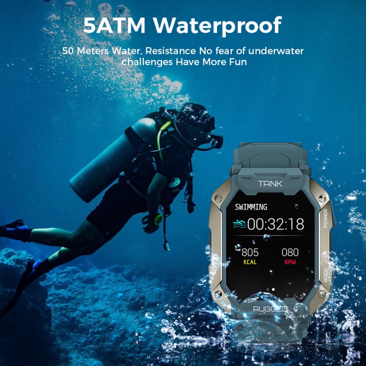 Đồng Hồ Thông Minh KOSPET TANK M1 PRO Kết Nối Bluetooth Chống Nước 5ATM