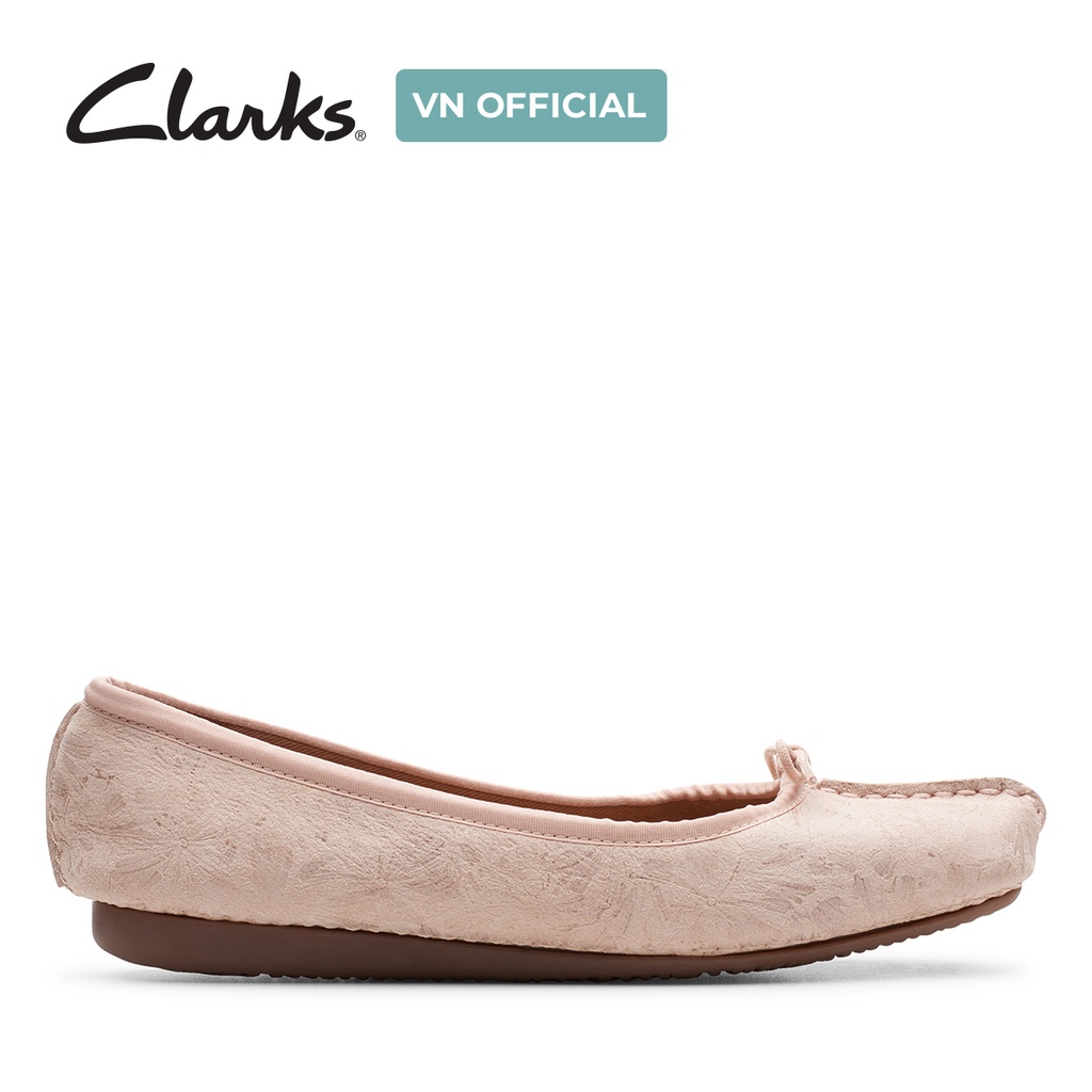 Giày Da Nữ màu Hồng phấn ánh kim Freckle Ice