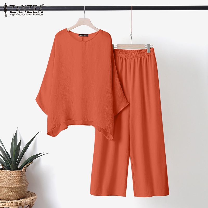 Trang phục Zanzea gồm áo cánh dơi và quần lưng thun sành điệu cho nữ