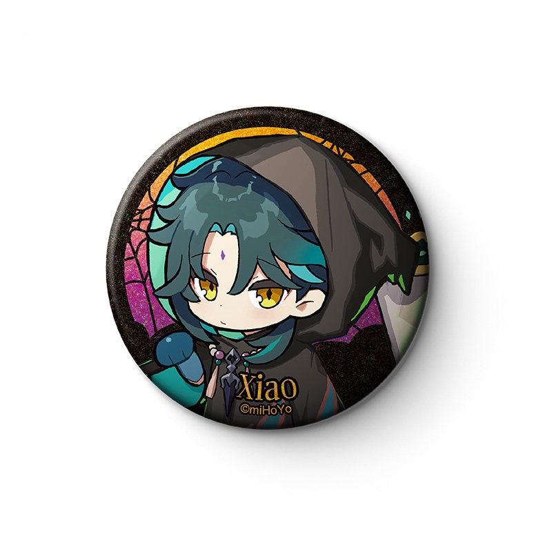 Huy Hiệu Hình Nhân Vật miHoYo Chống Giả Hóa Trang Halloween