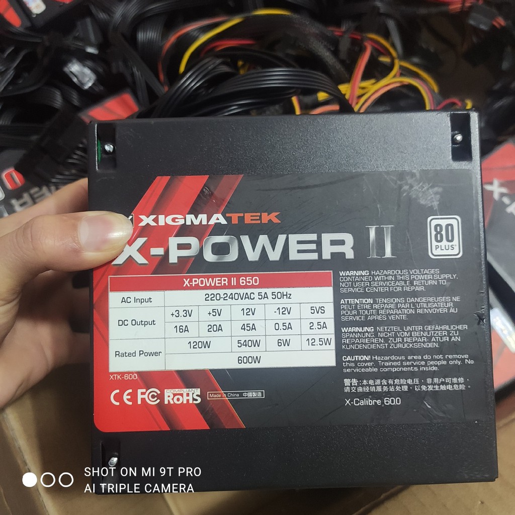 Nguồn Xigmatek X-power II 650w,550w,500w,450w