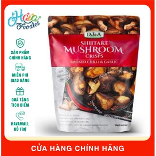 [DATE MỚI NHẤT] Nấm Hương Sấy Giòn DJ&A Vị Tỏi Ớt 65gr