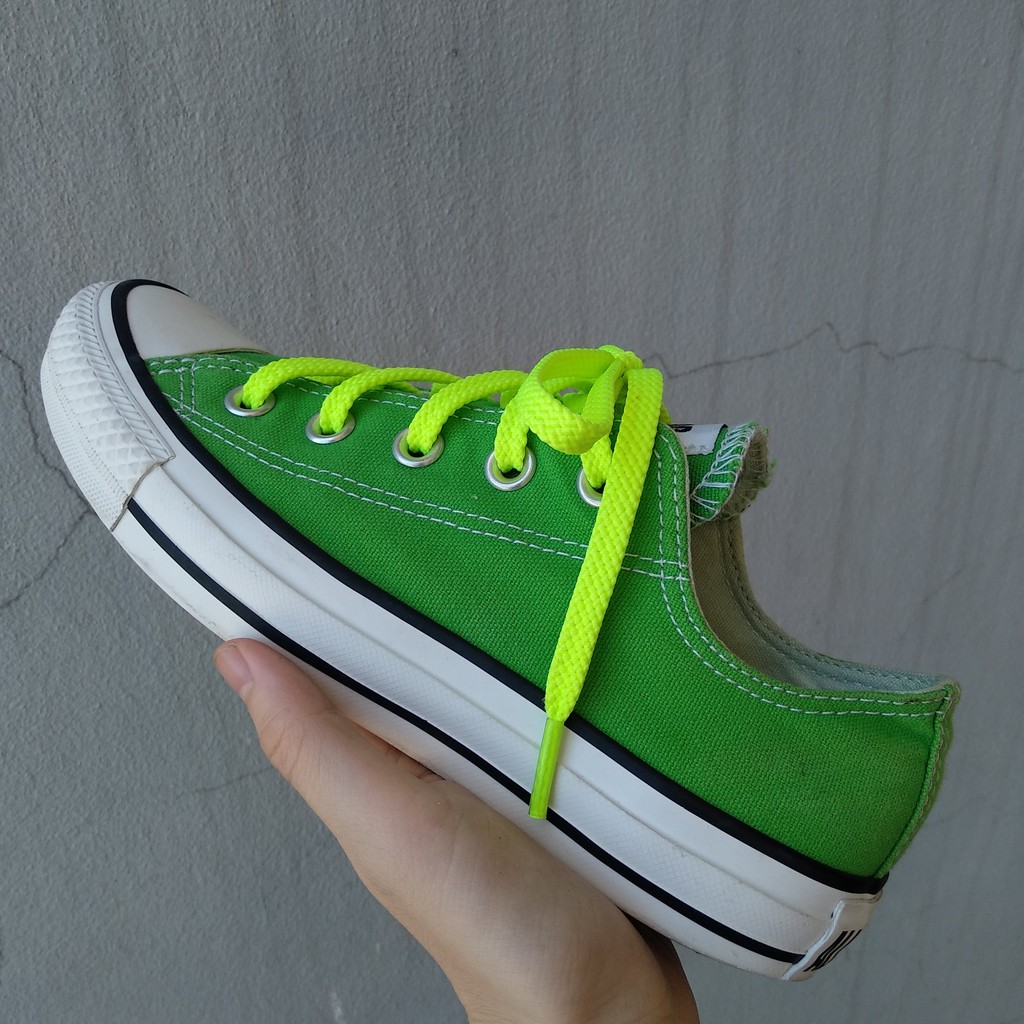 7mm (Phần 2) Dây giày thể thao sneaker bản dẹt 2 lớp nhiều màu dài custom cv vans aj aj1 jd jd1