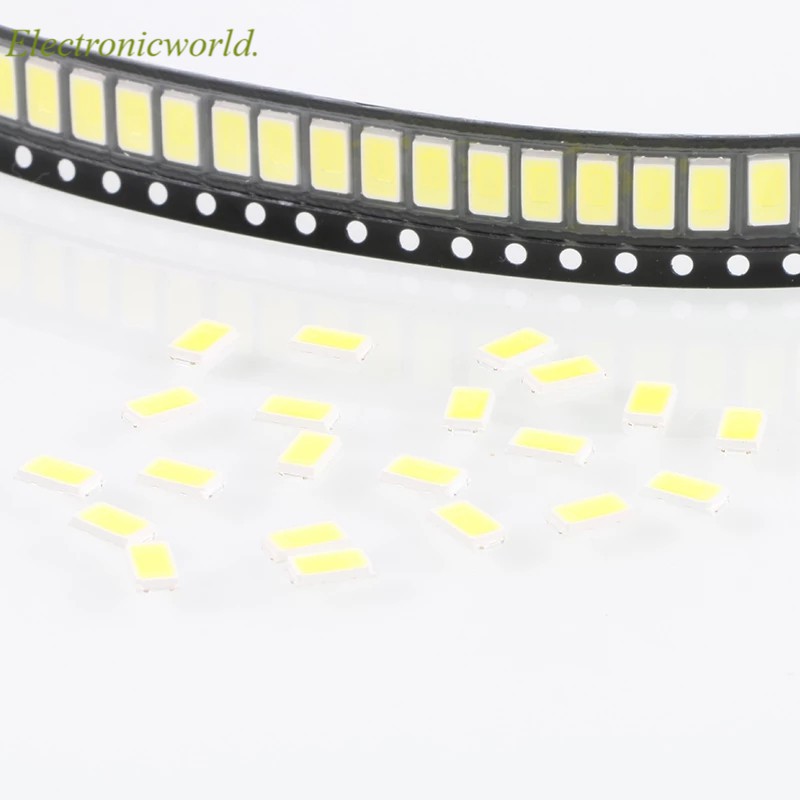 Set 50 điốt đèn led ánh sáng trắng 5630/5730-cw/Ww 0.5w-150ma 50-55lm 6500k Smd 5730 5630