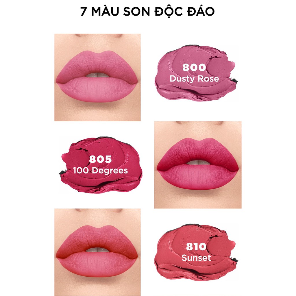 Son kem siêu lì Revlon Ultra HD Lip Mousse™ Hyper Matte 5.9ml (HSD dưới 8 tháng)