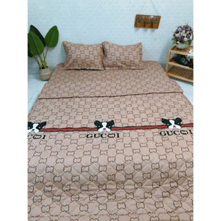 Trọn Bộ Chăn Ga Coton Poly 5 Món