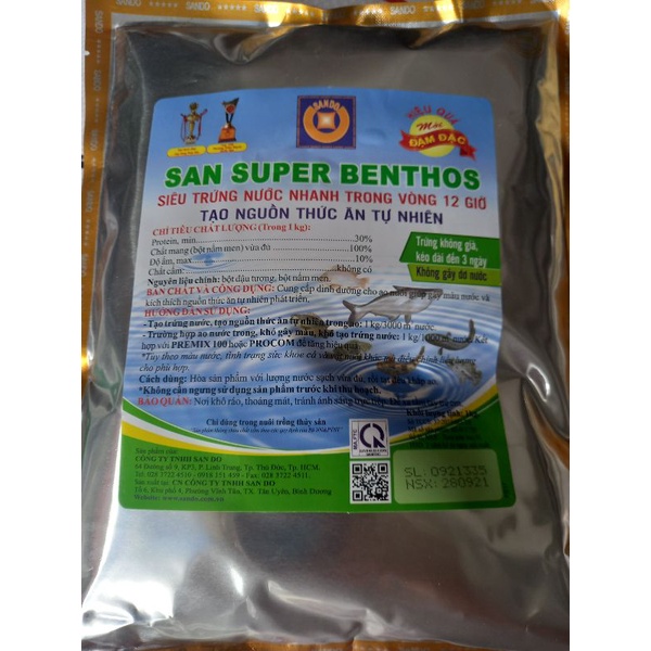 San Super Benthos , tạo trứng nước, đặc biệt trứng không già, kéo dài 3 ngày..