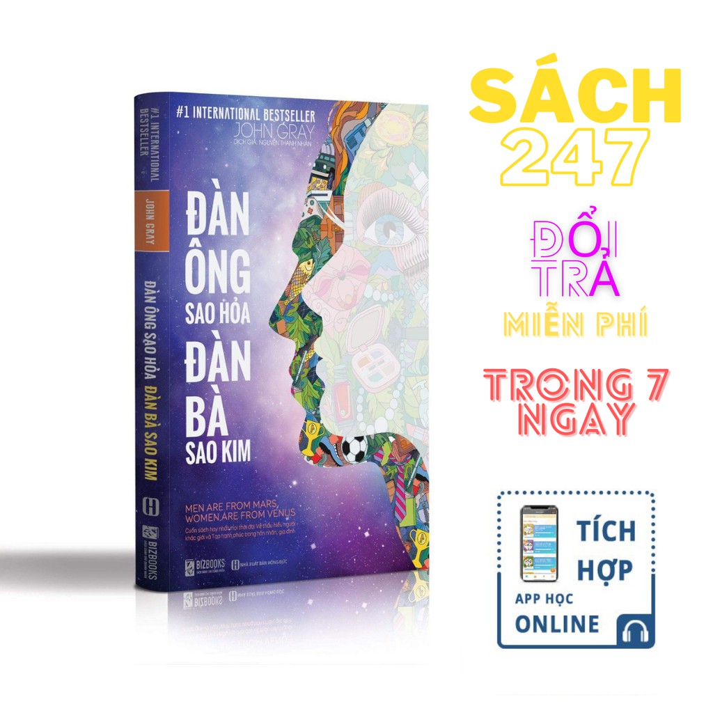 Sách - Đàn Ông Sao Hỏa Đàn Bà Sao Kim ( Phiên Bản Đặc Biệt - Dải Ngân Hà )