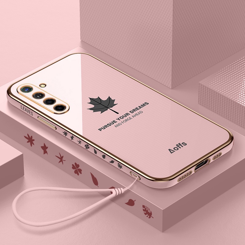 Ốp Điện Thoại Mềm Họa Tiết Lá Phong Cho OPPO K5 K9 Pro K9S Realme Q3S