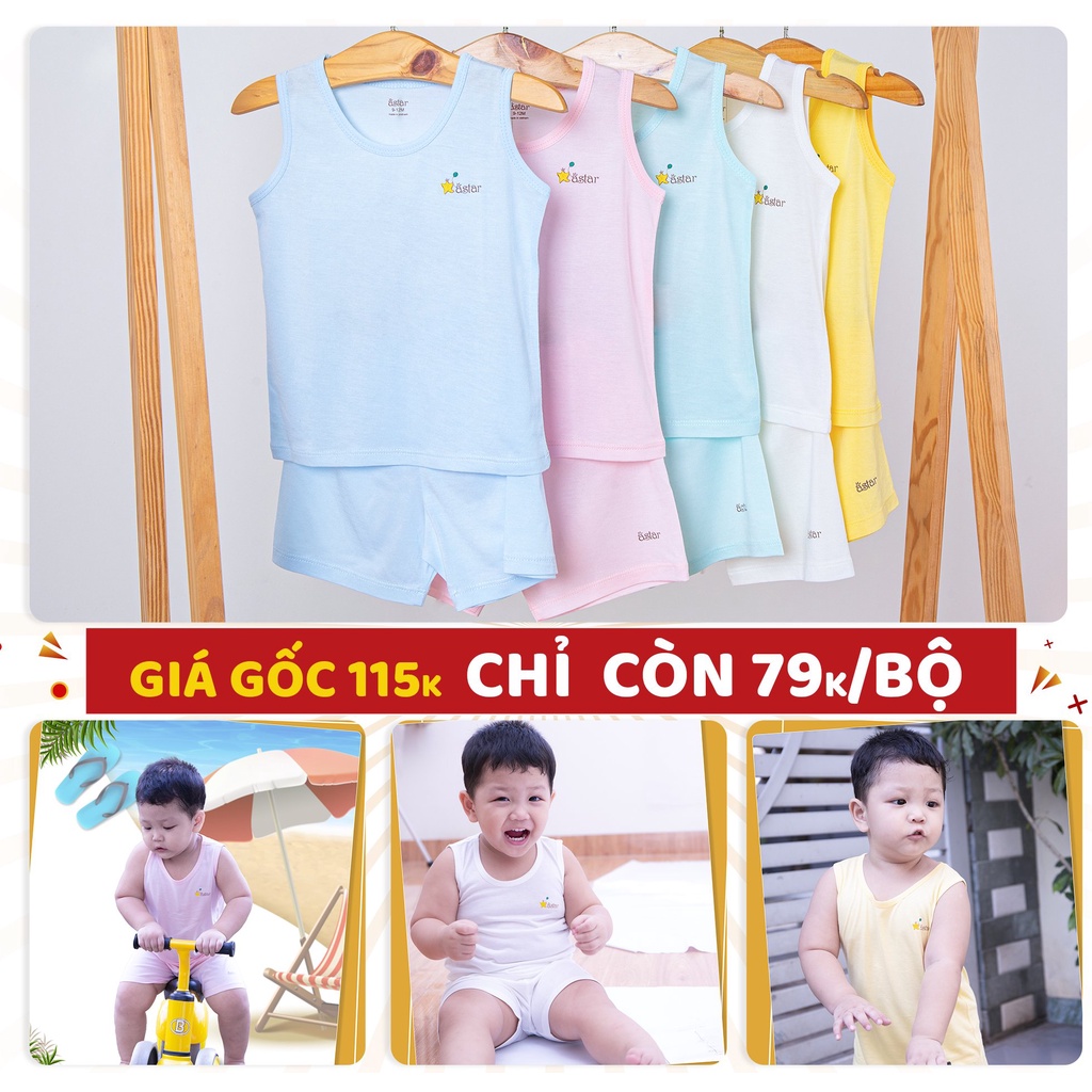 Ba lỗ mùa hè sợi tre 2 chiều siêu mềm mát Astar