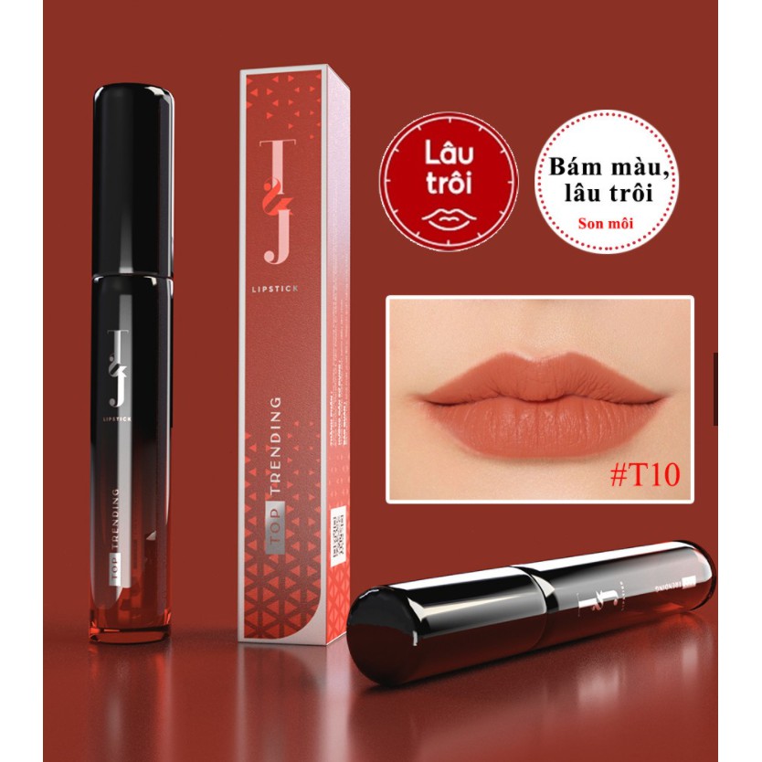 Son kem cao cấp T&J tông cam đất lâu trôi đến 24h