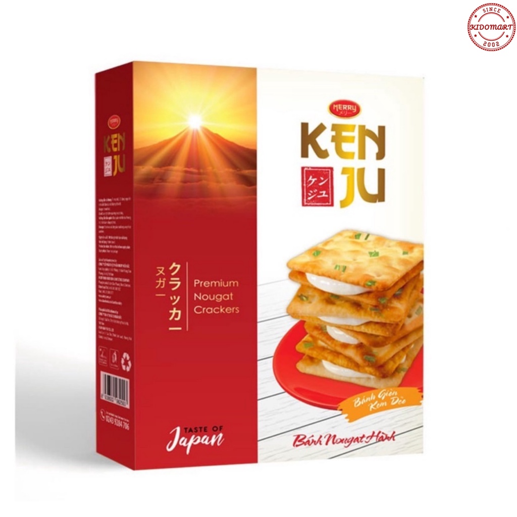 Bánh Quy Hành Kẹp Kem Kenju 300g