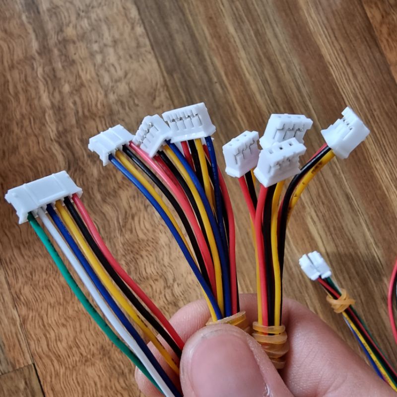 cáp kết nối jack cắm PH2.0 - 2/3/4/5/6.7.8.9.10.pin 10cm 1 đầu cắm